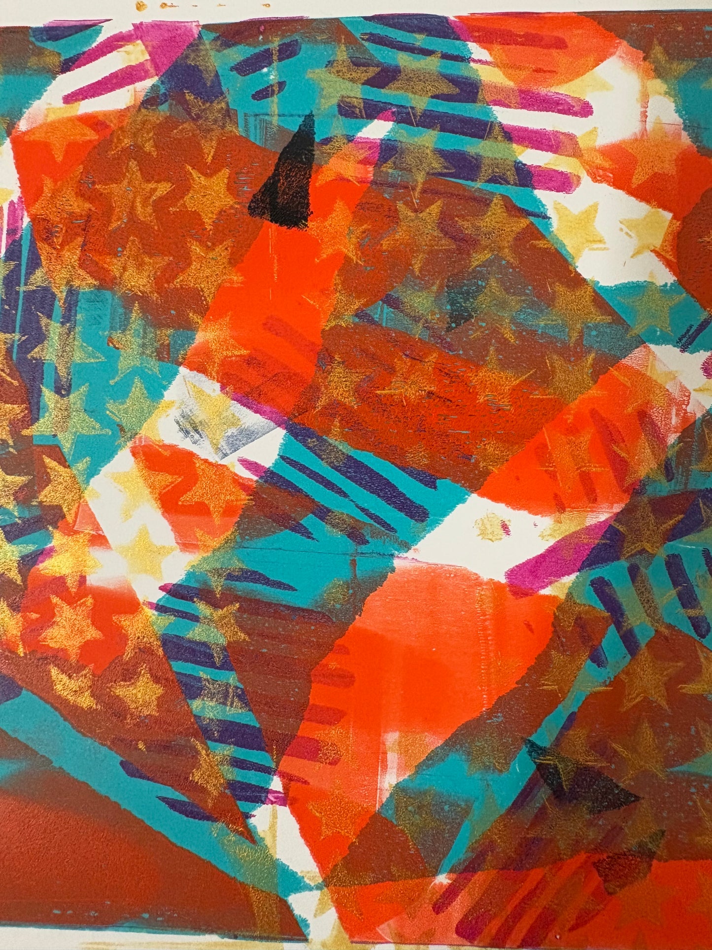 Monoprinting with Gellplates in Staple Hill