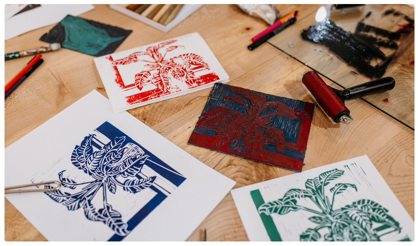 Three-week Introduction to Printmaking at Flourish