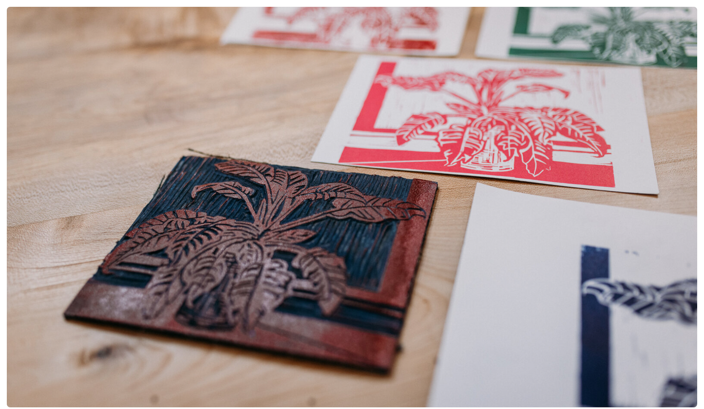 Linoprinting for Everyone in Staple Hill