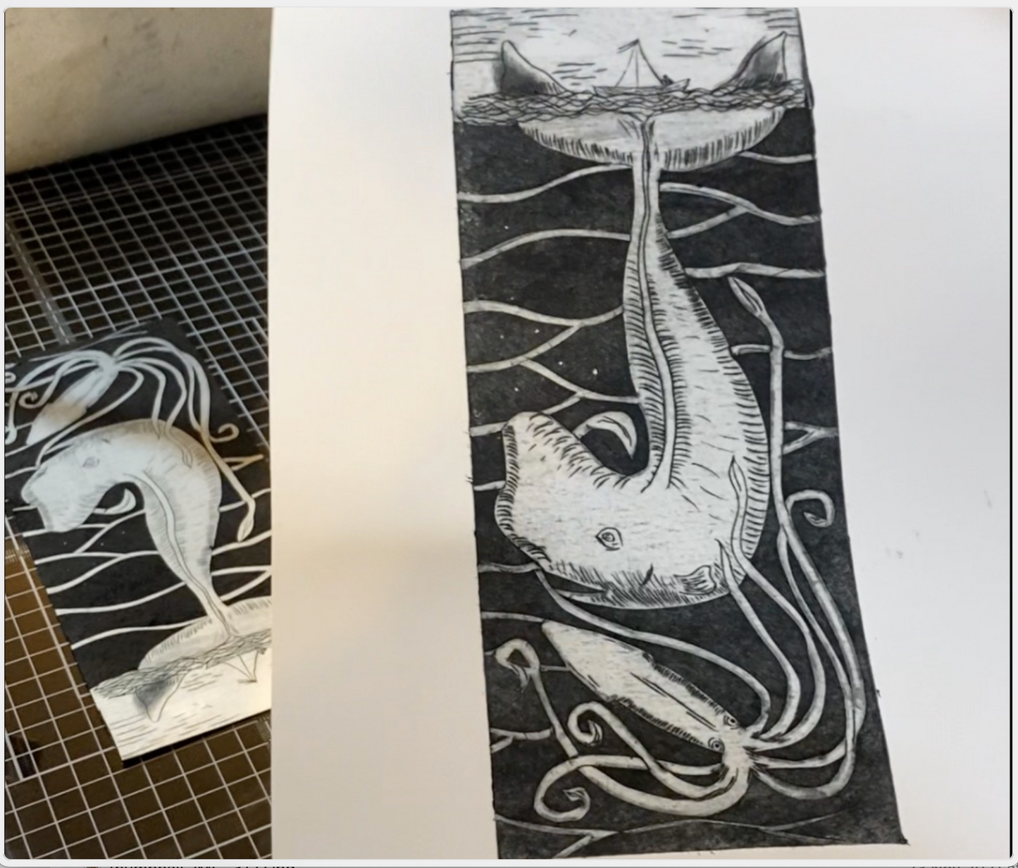 TetraPak Intaglio Printmaking at Prior Shop